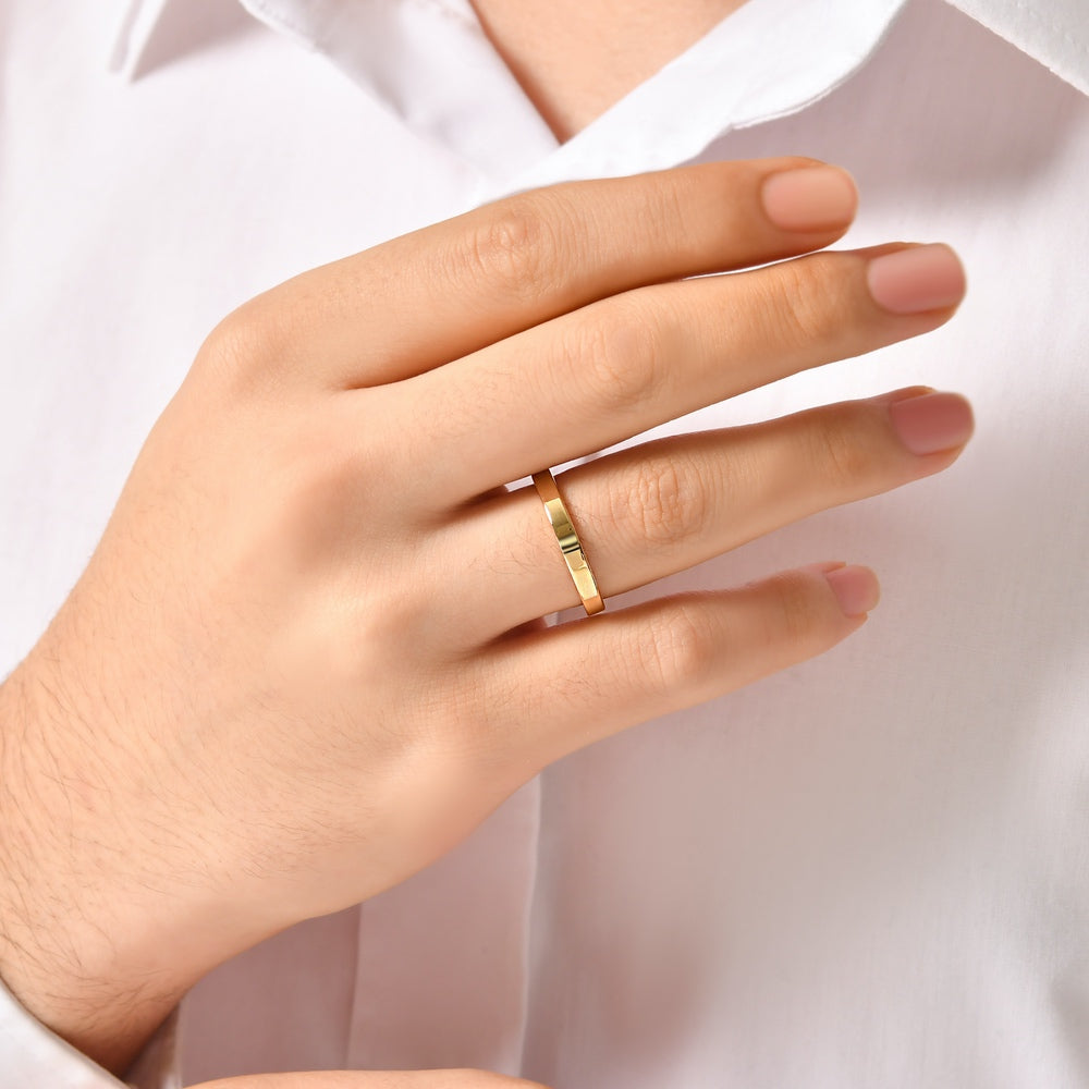 Modern Wedding Ring for Men