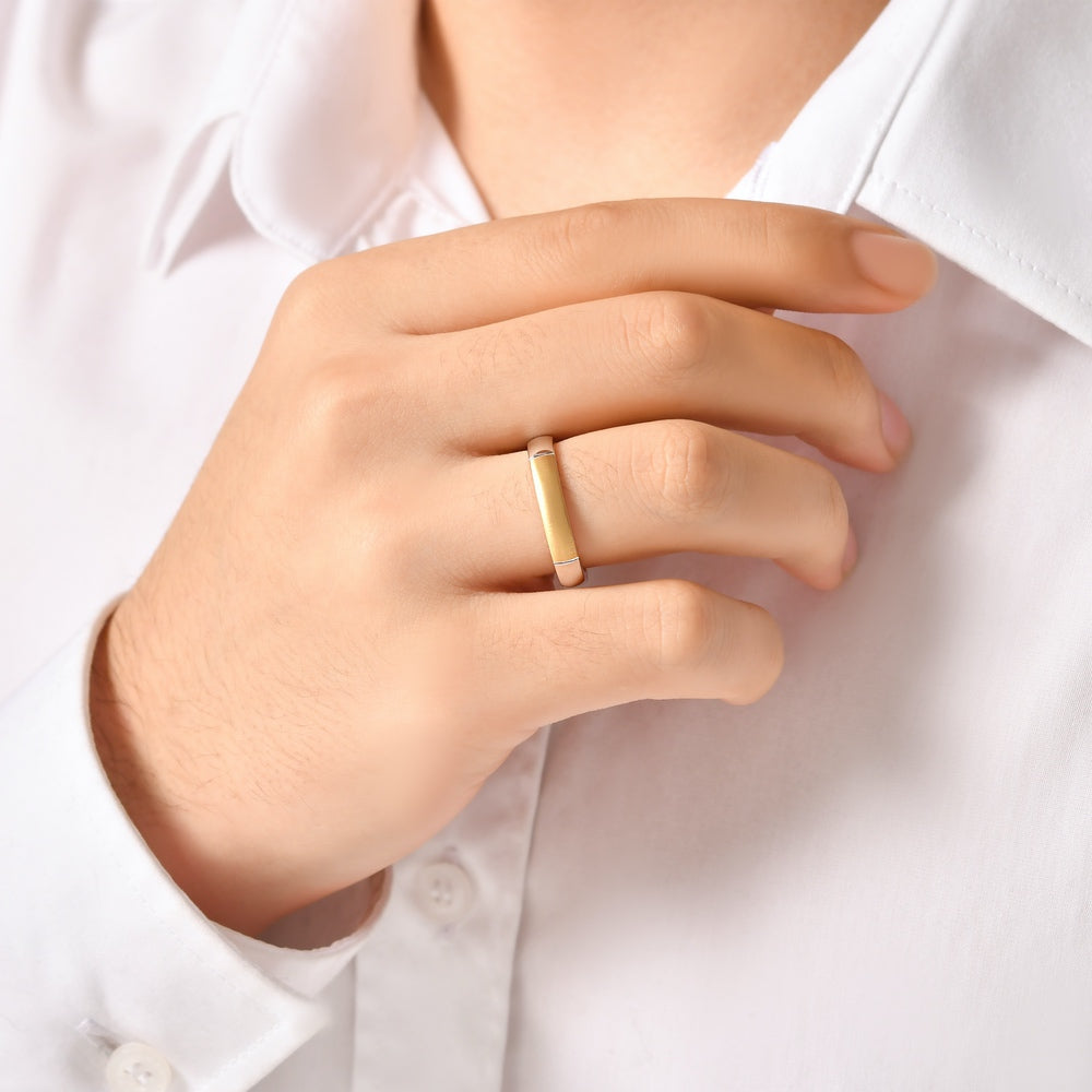 Modern Wedding Ring for Men