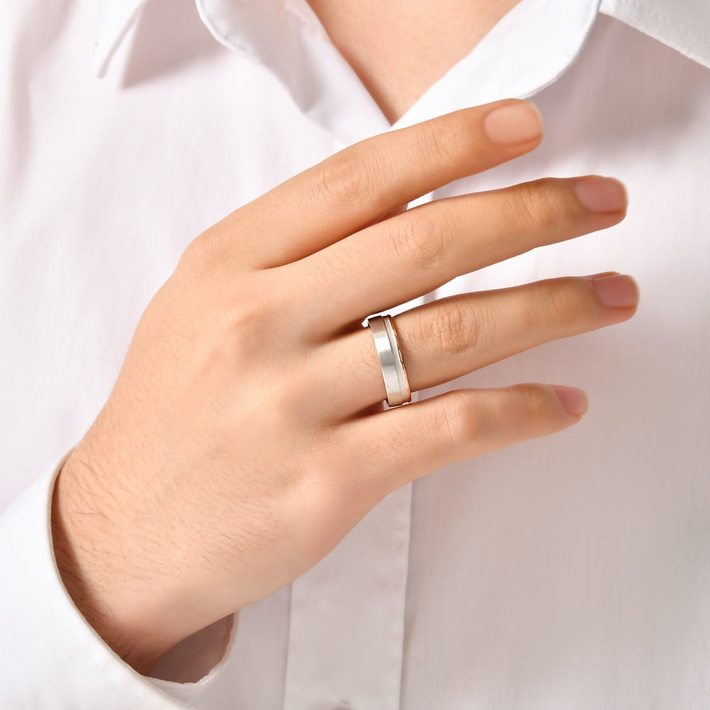 Modern Wedding Ring for Men