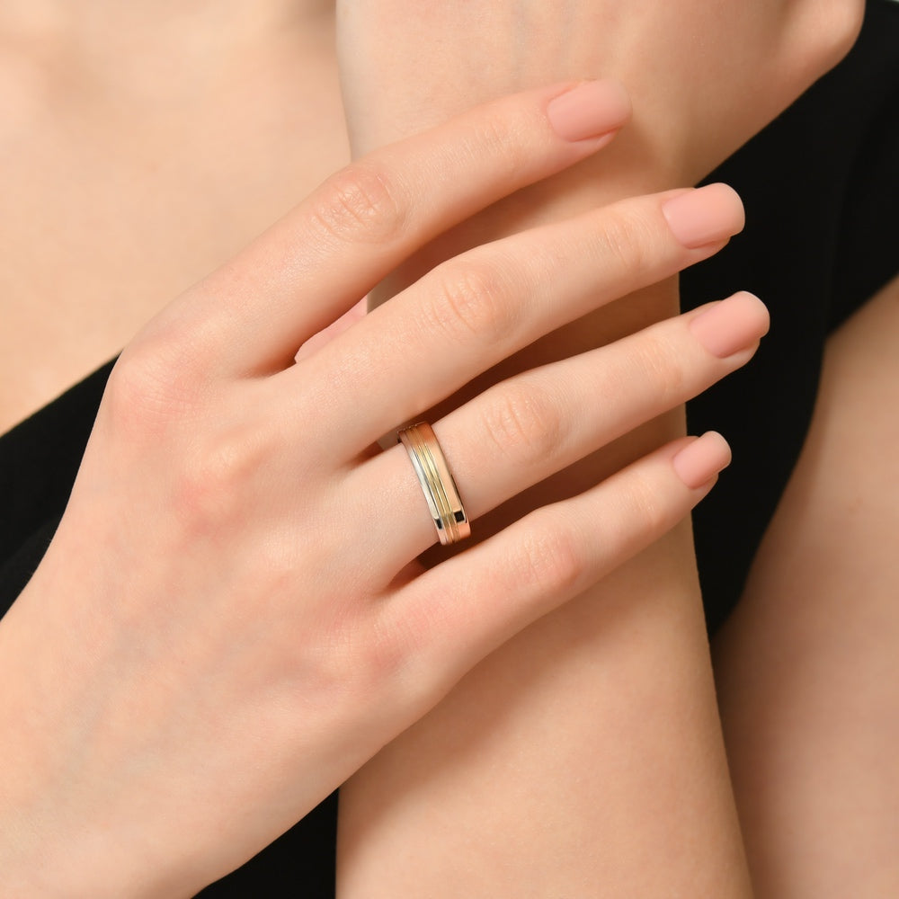 Moderner Ehering fur Damen
