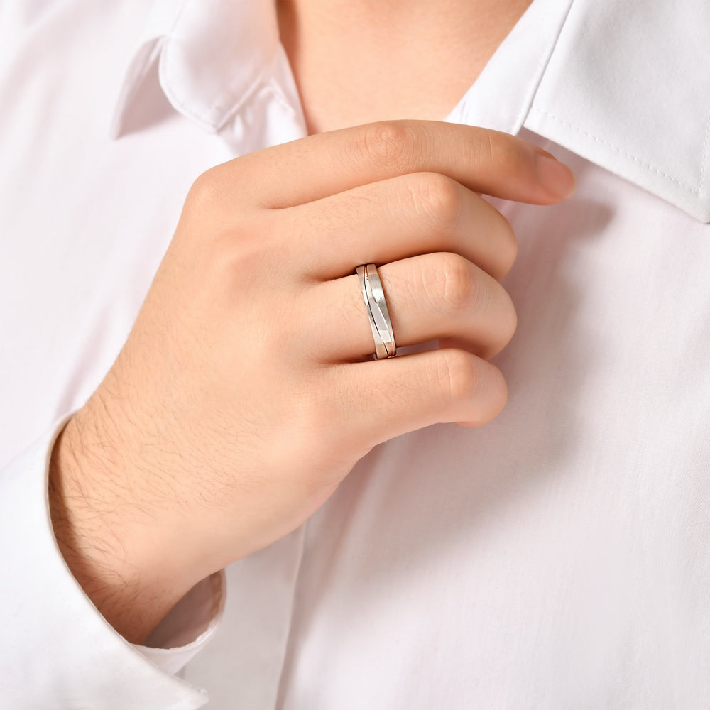 Modern Wedding Ring for Men