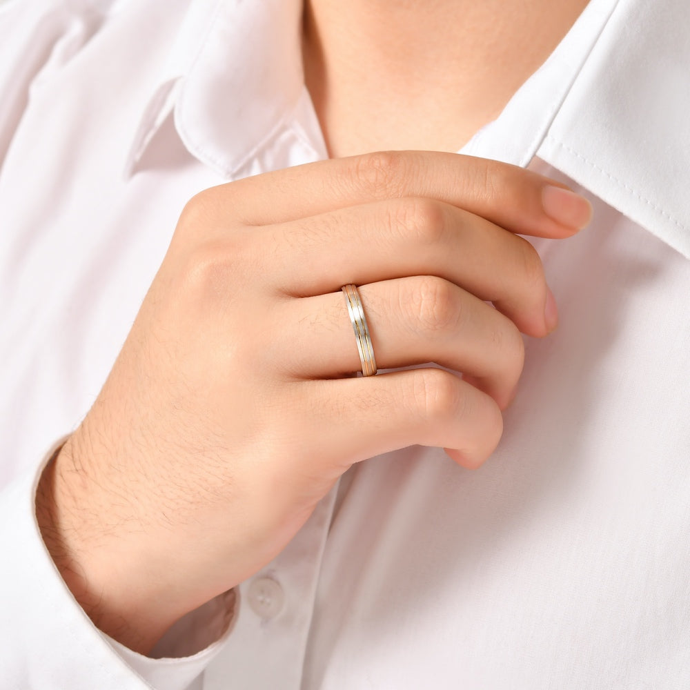 Modern Wedding Ring for Men