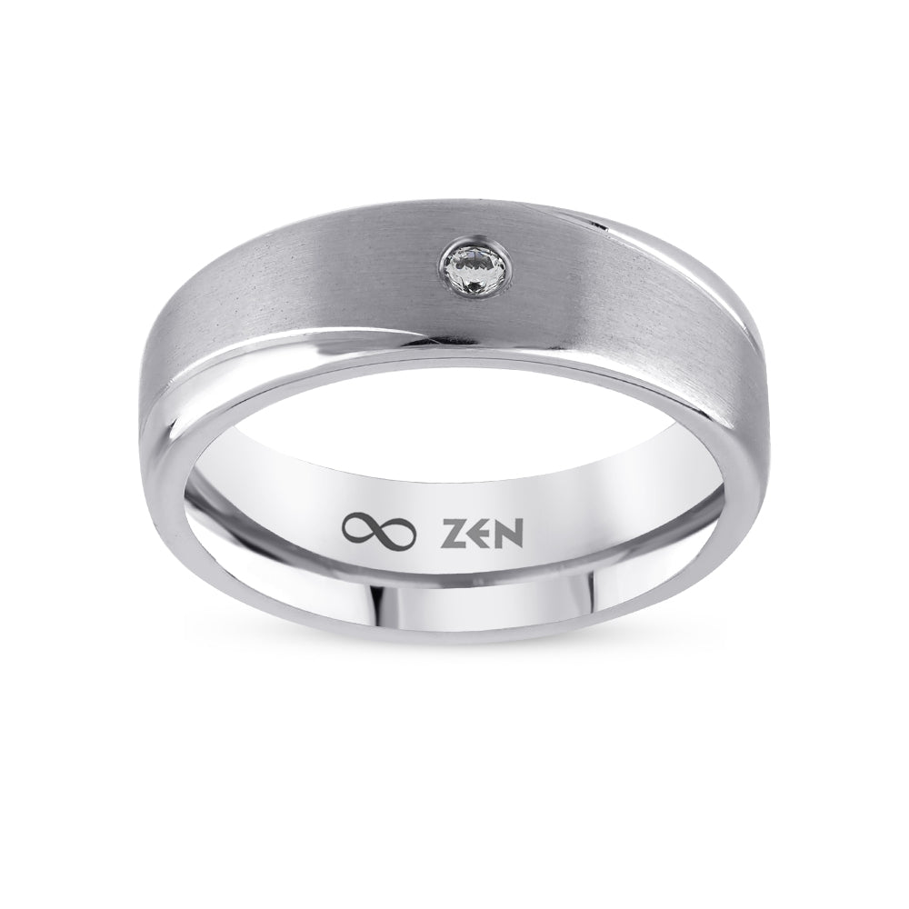 0.03 ct. Moderner Ehering fur Damen