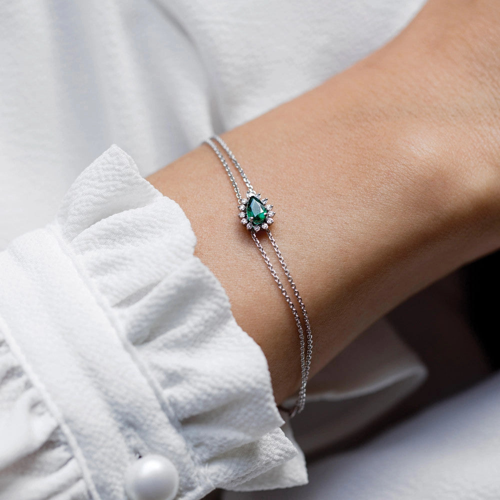 0.24 ct. Emerald Bracelet