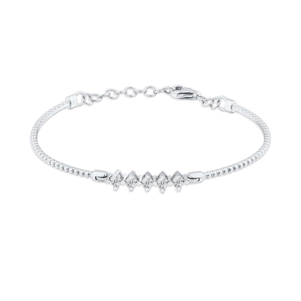 Fünfstein Diamantarmband