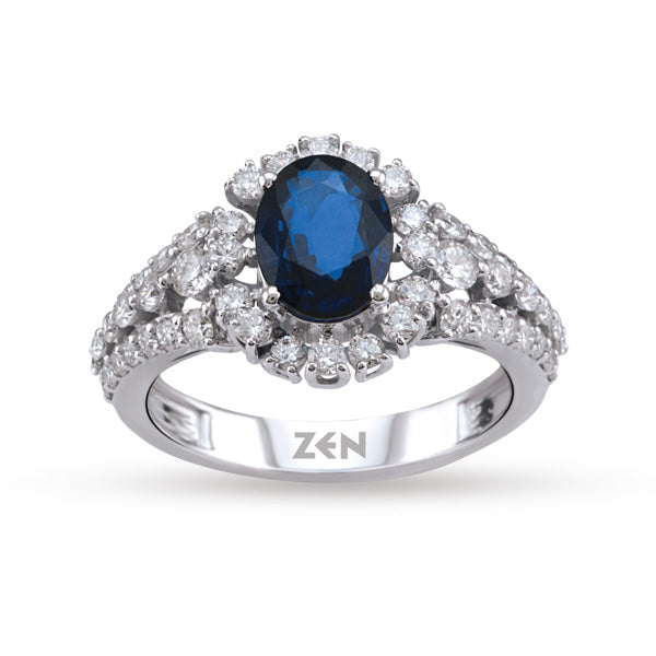 2.16 ct. Saphir Ring