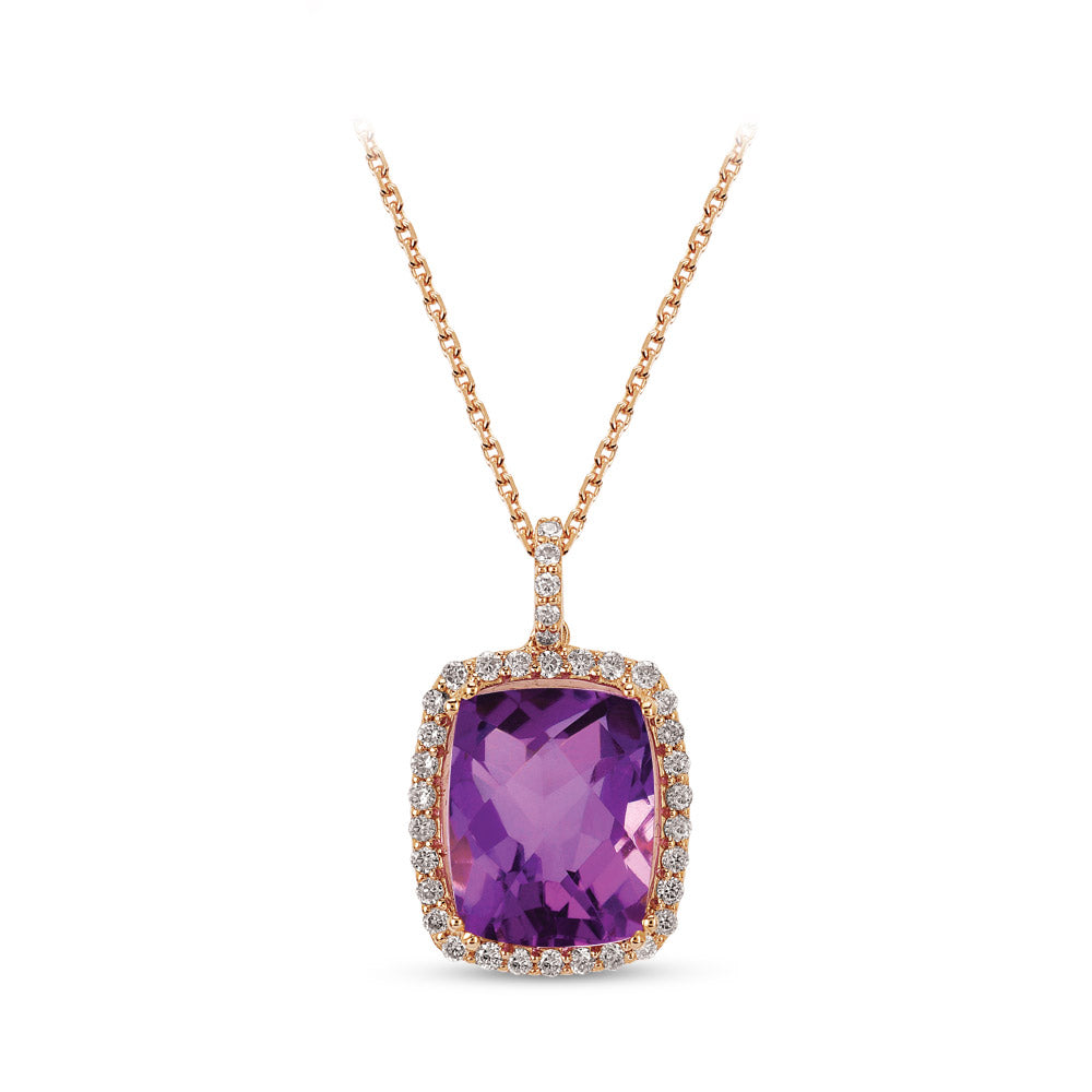 2.50 ct. Amethyst Halskette