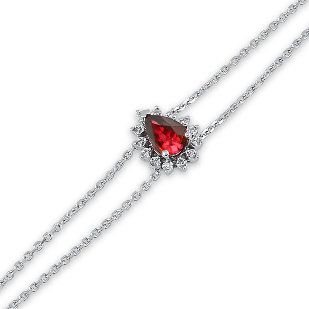 0.52 ct. Ruby Bracelet