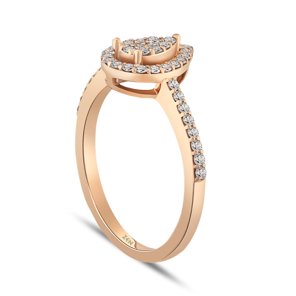0.38 ct. Design Diamantring