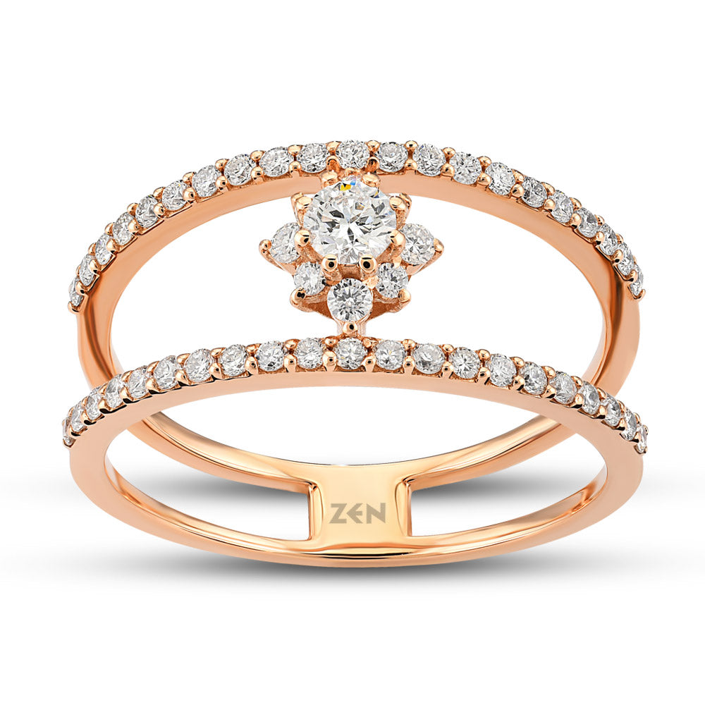 0.43 ct. Duett Diamantring