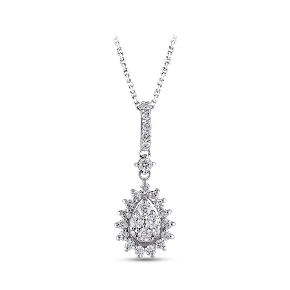 0.39 ct. Design Pendant with Chain