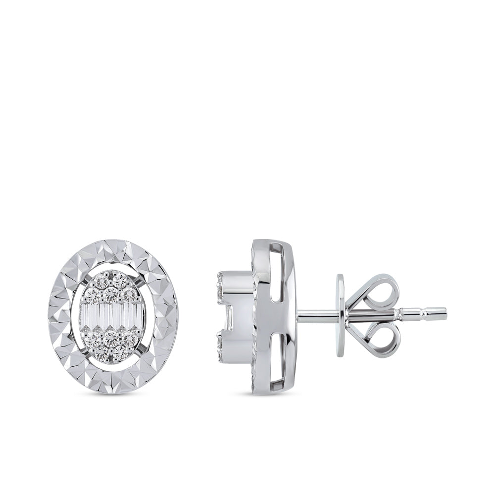 0.18 ct. Design Diamond Stud Earrings