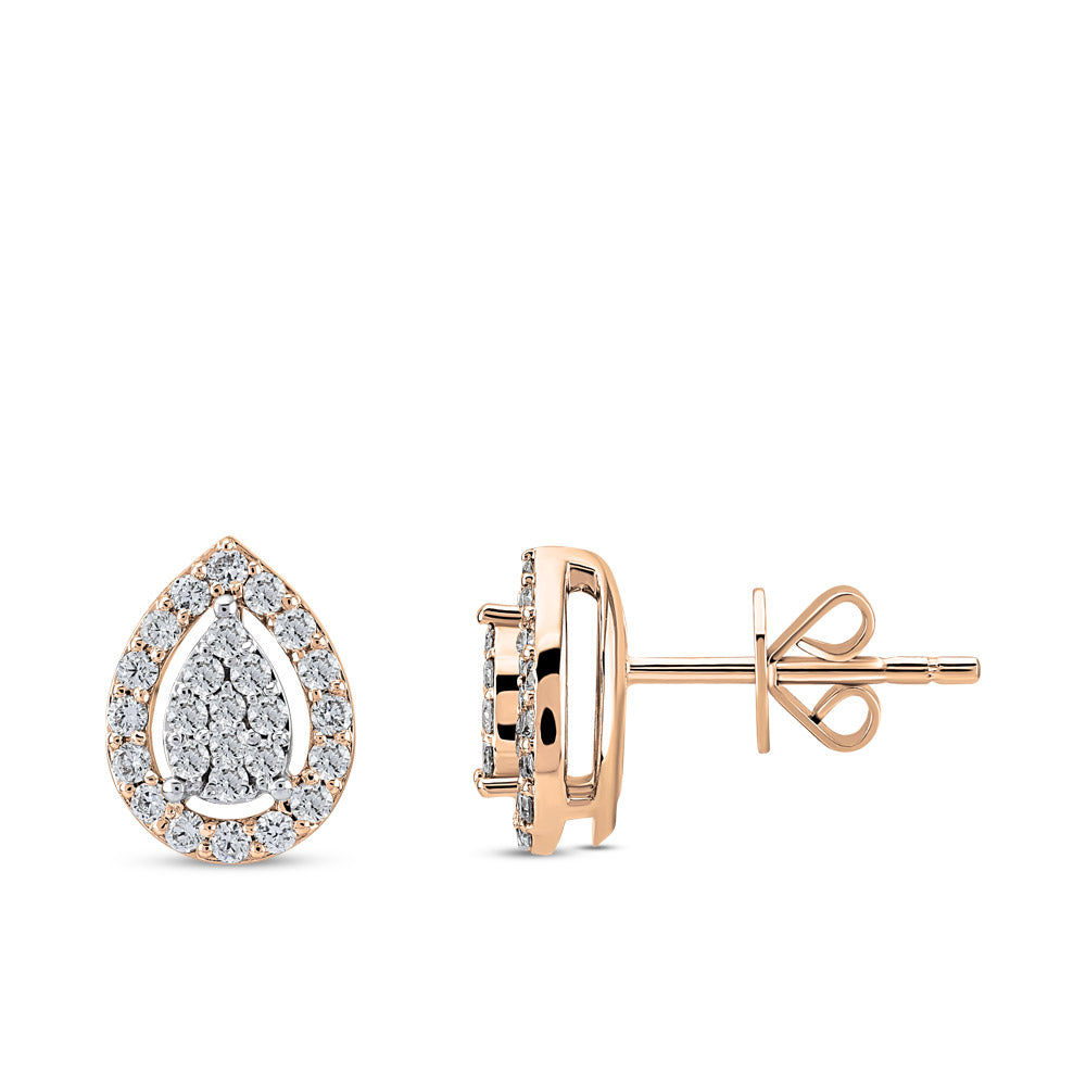 0.37 ct. Design Diamond Stud Earrings