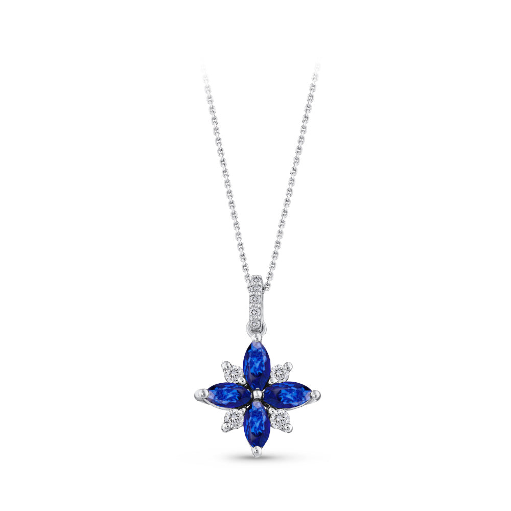 0.72 ct. Sapphire Necklace