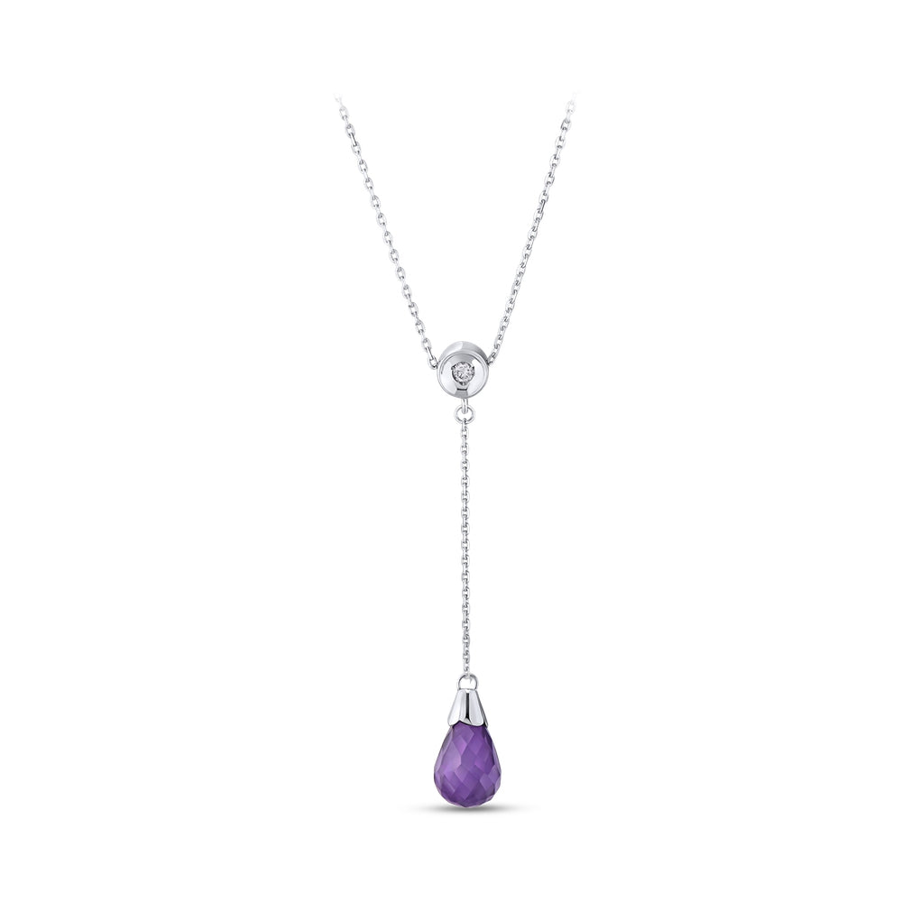 1.23 ct. Amethyst Halskette