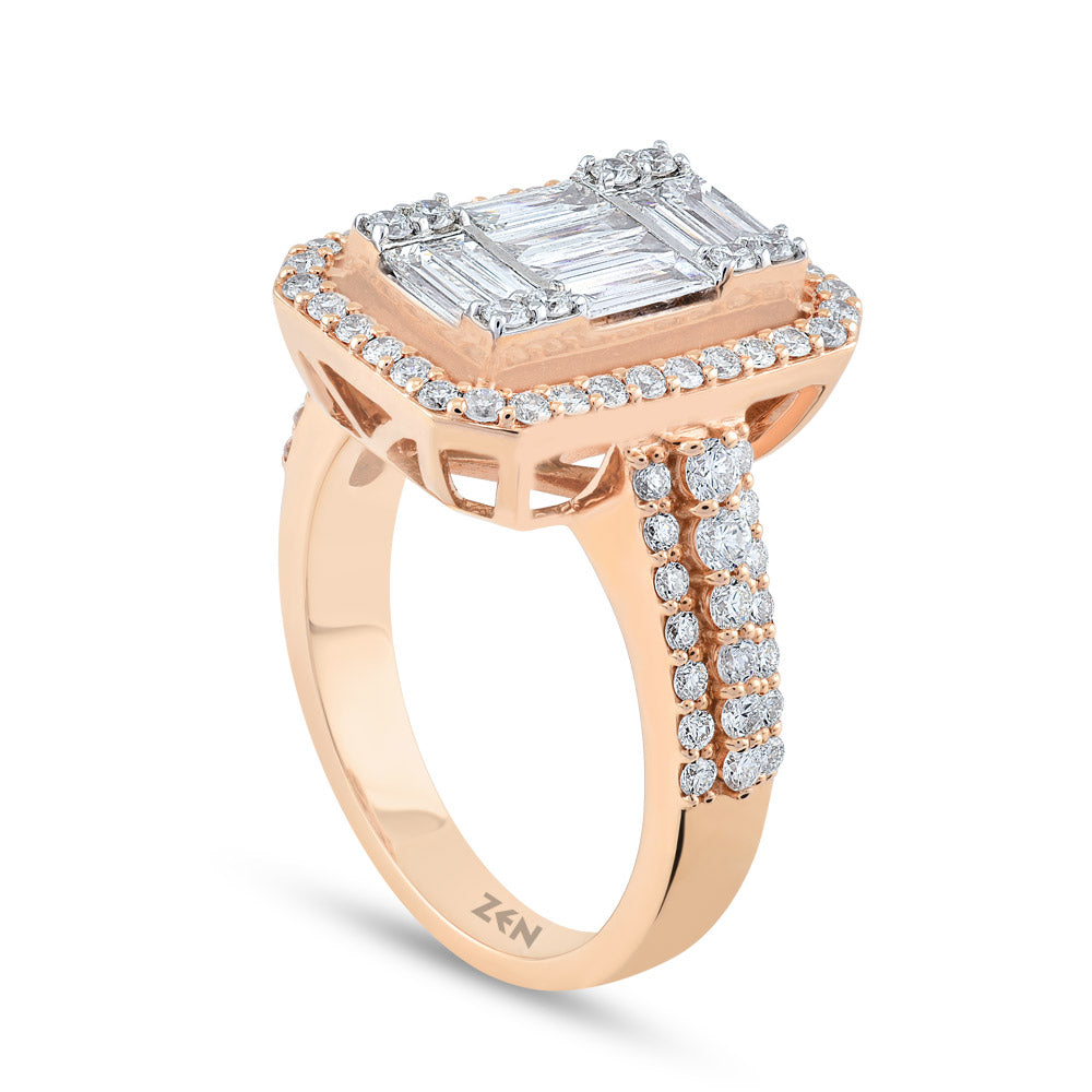 1.14 ct. Baguette Diamond Ring