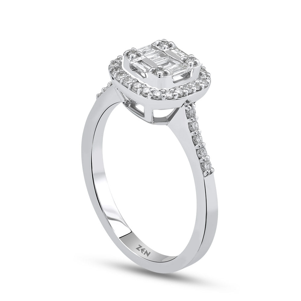 0.33 ct. Baguette Diamond Ring