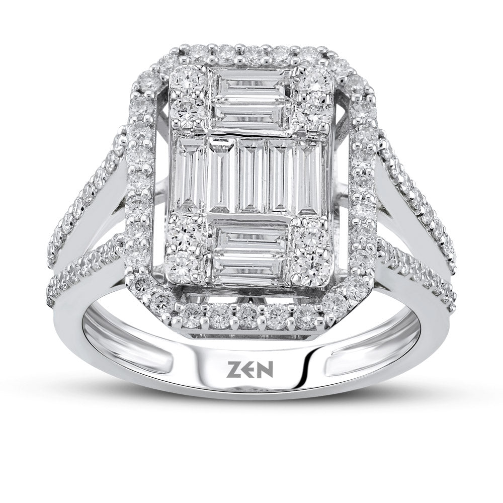 1.12 ct. Baguette Diamond Ring