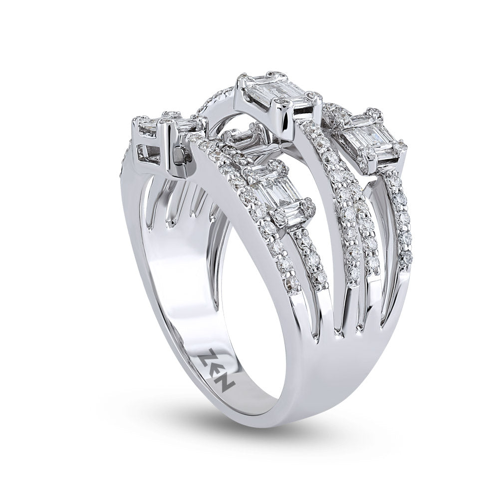 0.96 ct. Design Baguette Ring