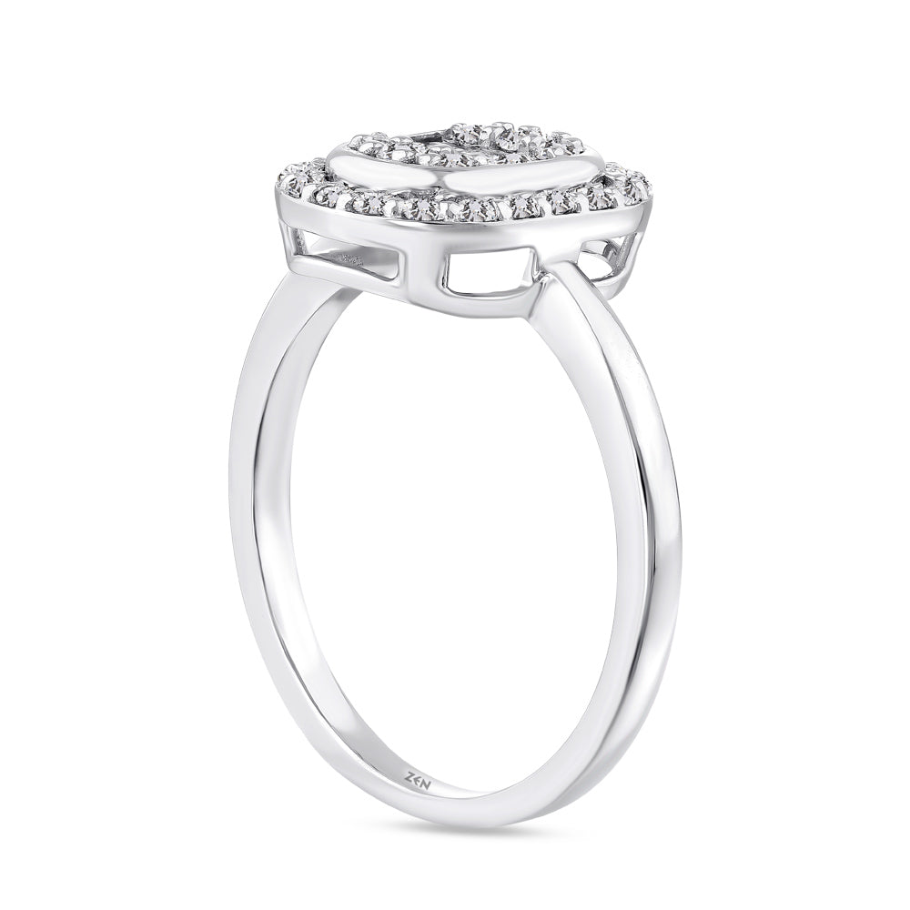 0.42 ct. Baguette Diamantring