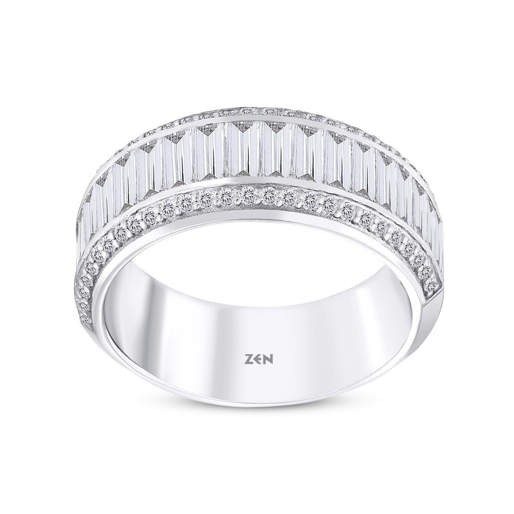 1.45 ct. Baguette Memoire Ring