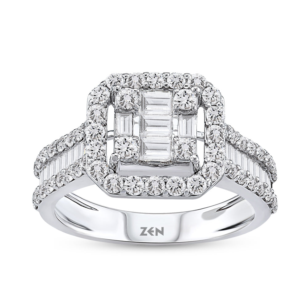 1.29 ct. Baguette Diamond Ring
