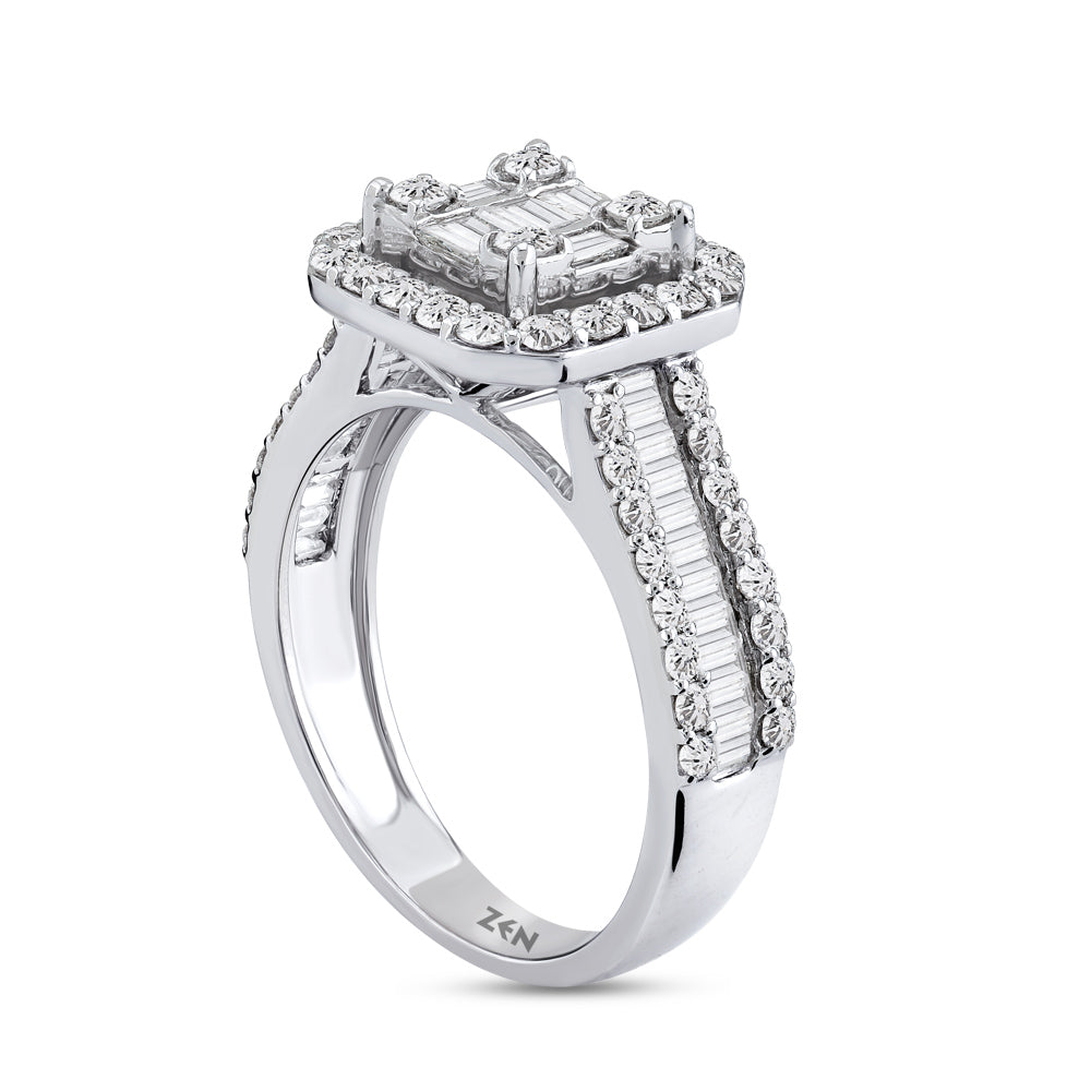 1.29 ct. Baguette Diamond Ring