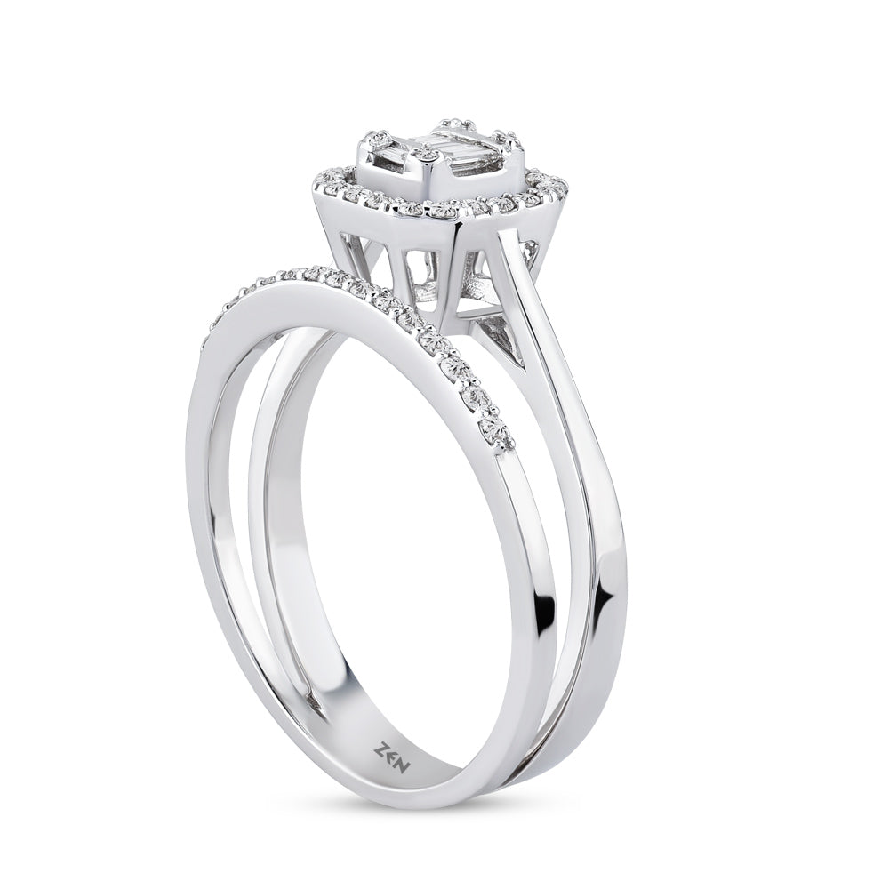 0.33 ct. Baguette Diamond Ring