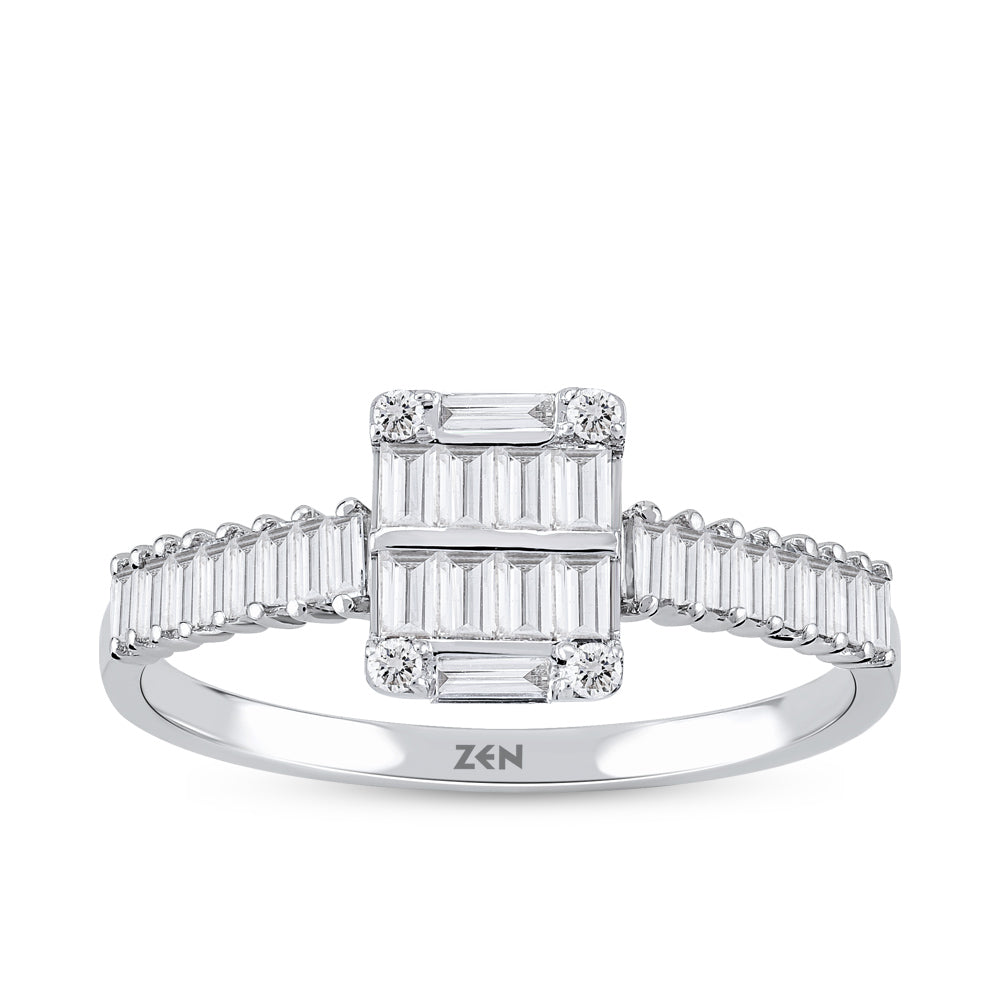 0.40 ct. Baguette Diamond Ring
