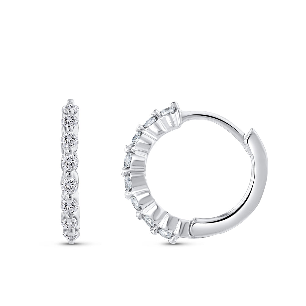 0.33 ct. Creolen Diamant Ohrringe