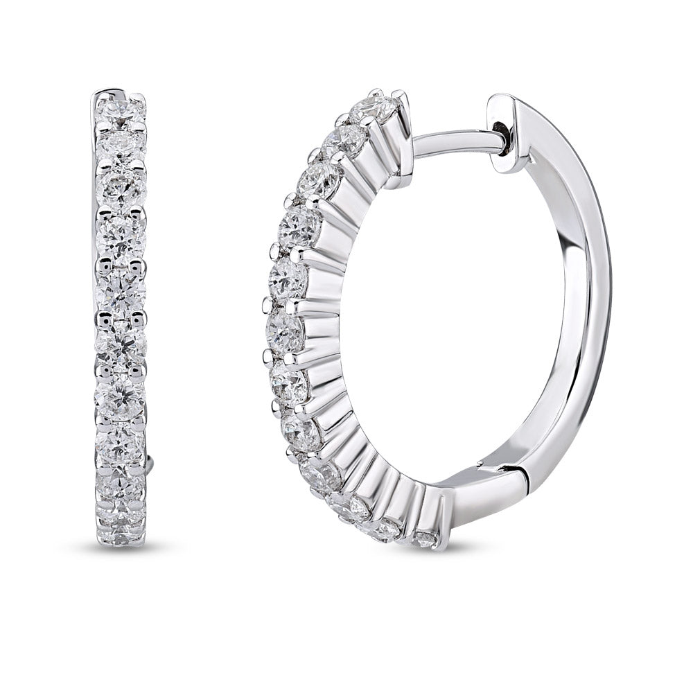 0.50 ct. Creolen Diamant Ohrringe