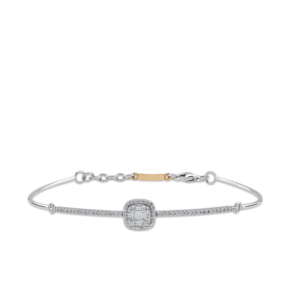 0.35 ct. Baguette Diamantarmband