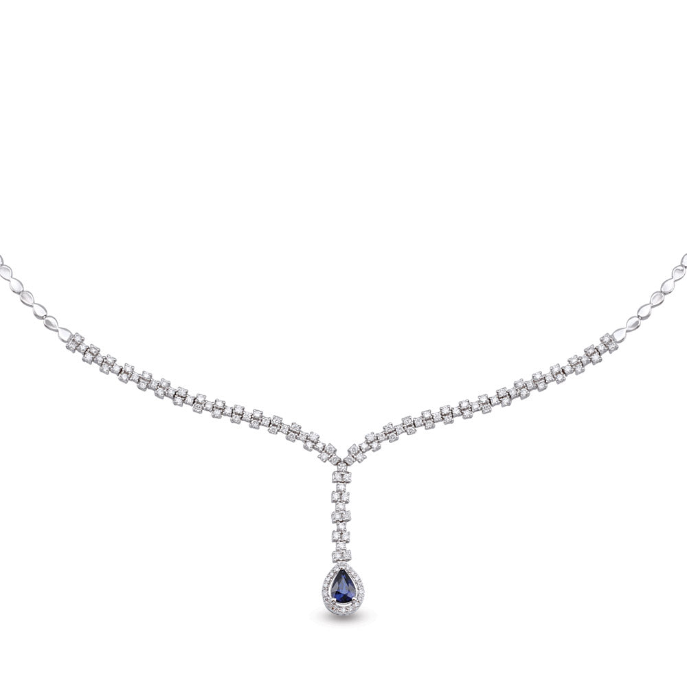 1.87 ct. Saphir Collier