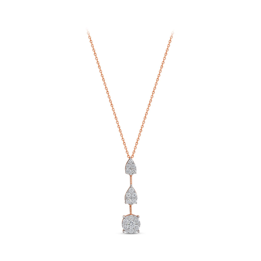 0.62 ct. Design Anhänger mit Halskette