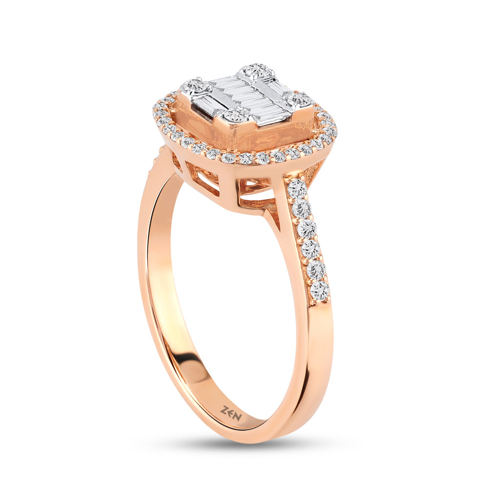 0.44 ct. Baguette Diamond Ring
