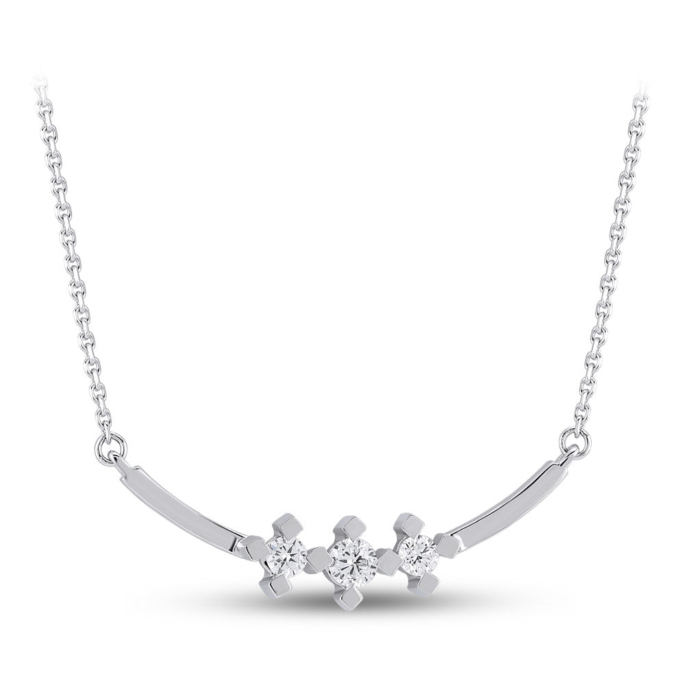 0.18 ct. Tria Diamant Halskette