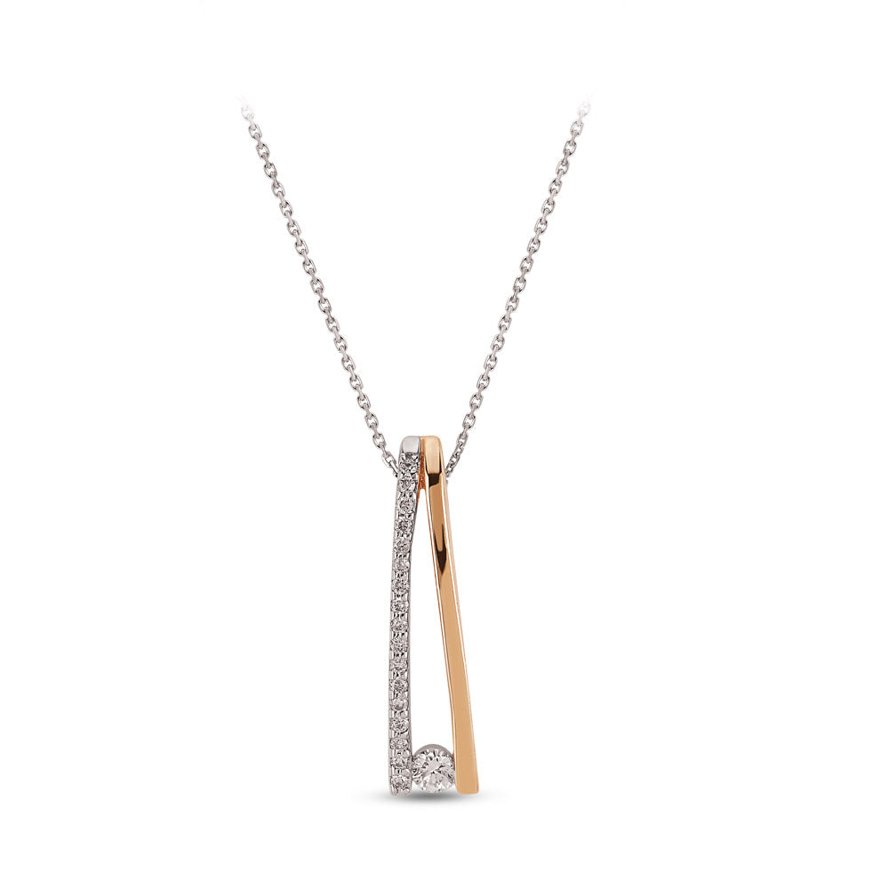 0.12 ct. Design Diamant Halskette