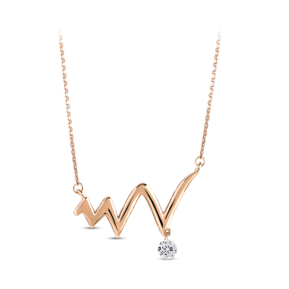 0.04 ct. Liebesrythmus Halskette