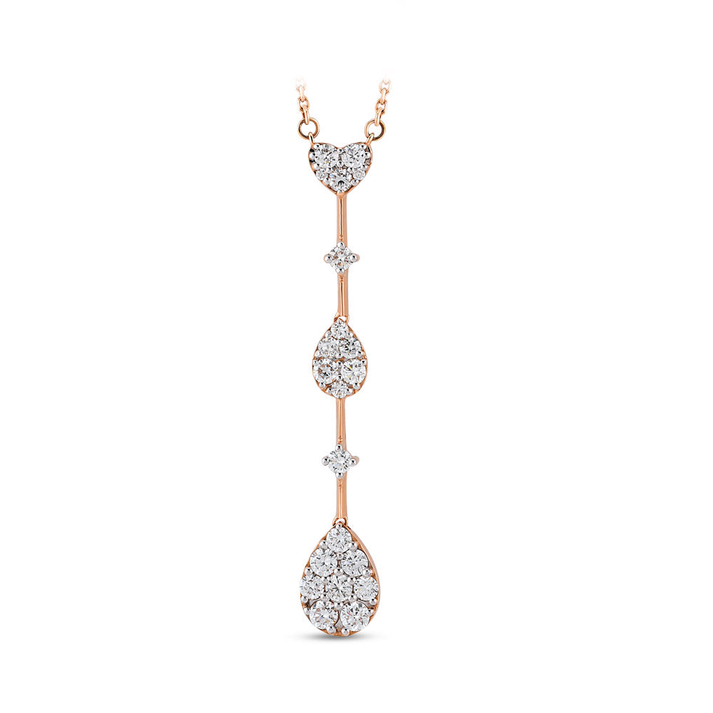 0.91 ct. Design Diamant Halskette