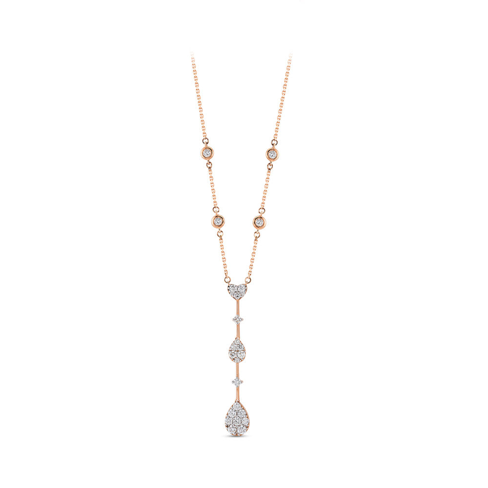 0.91 ct. Design Diamant Halskette