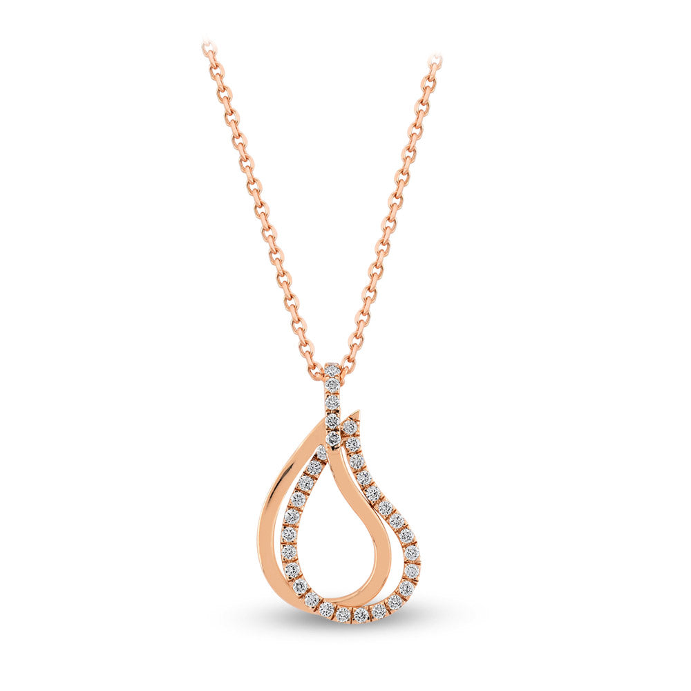 0.19 ct. Design Pendant with Chain