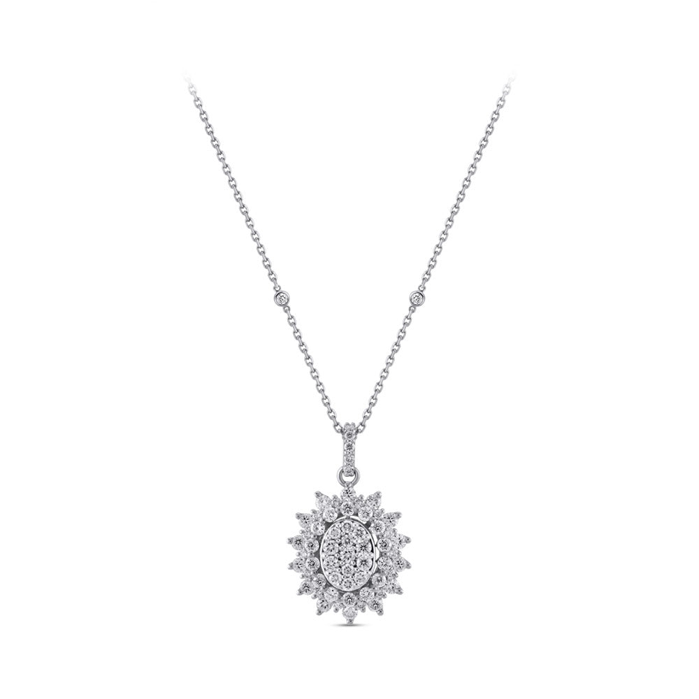 1.00 ct. Design Anhänger mit Halskette