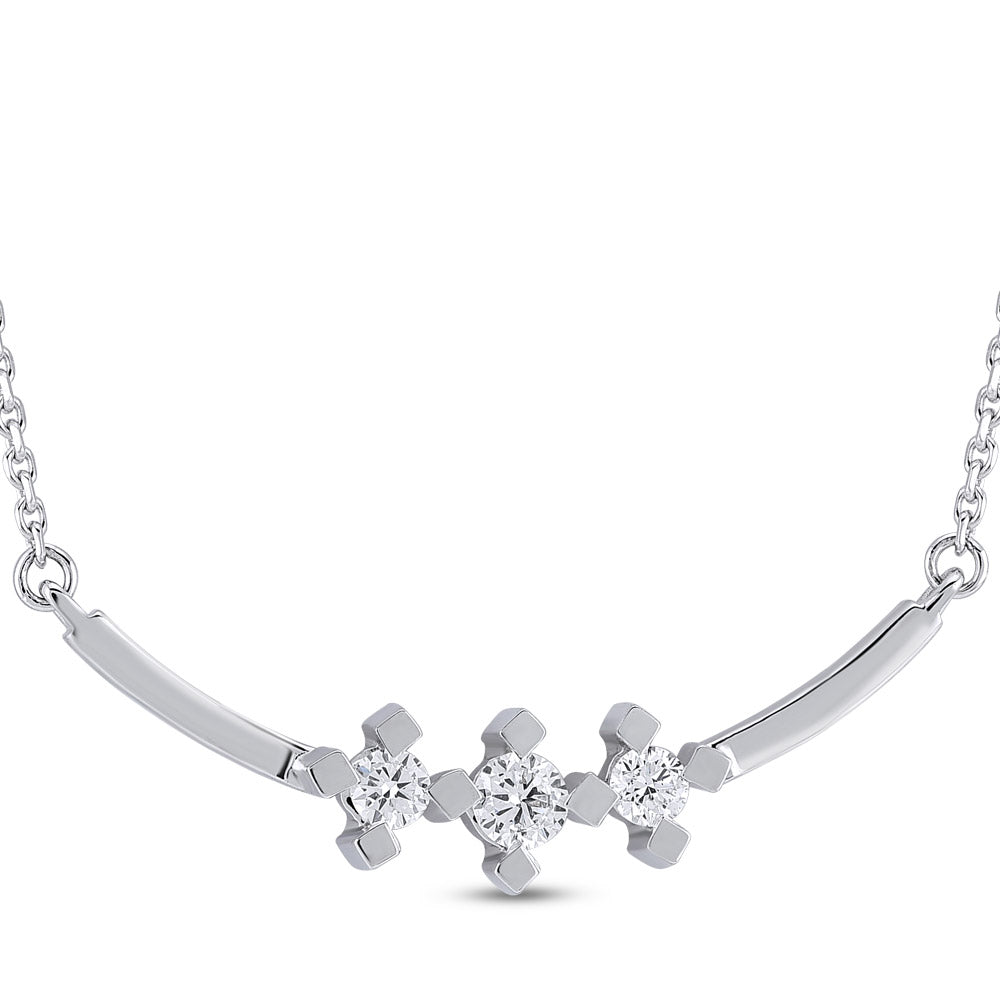 0.30 ct. Tria Diamant Halskette