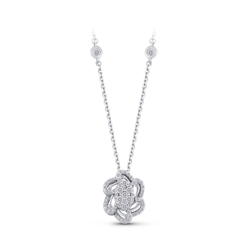 0.44 ct. Design Diamond Necklace