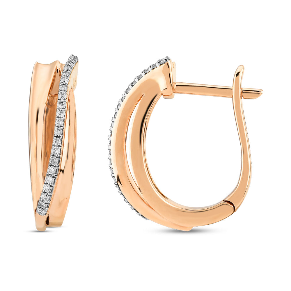 0.11 ct. Design Diamant Ohrringe