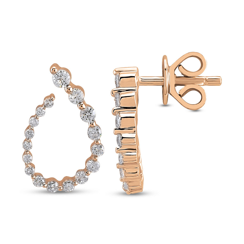 0.42 ct. Design Diamant Ohrringe
