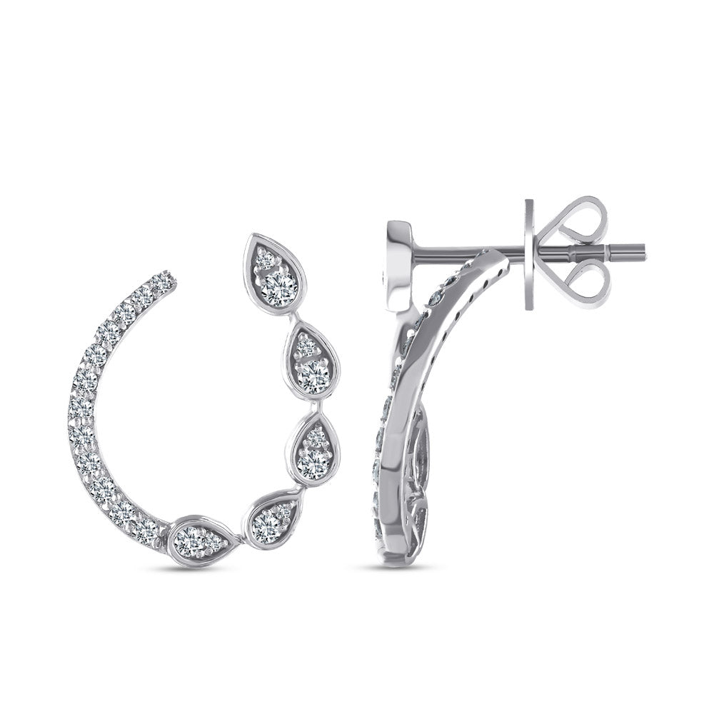 0.37 ct. Design Diamant Ohrringe