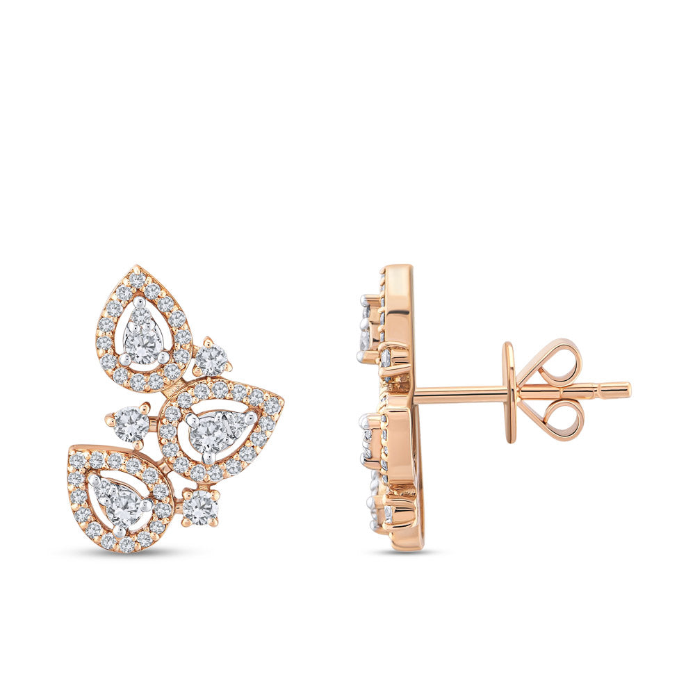 0.58 ct. Design Diamant Ohrringe