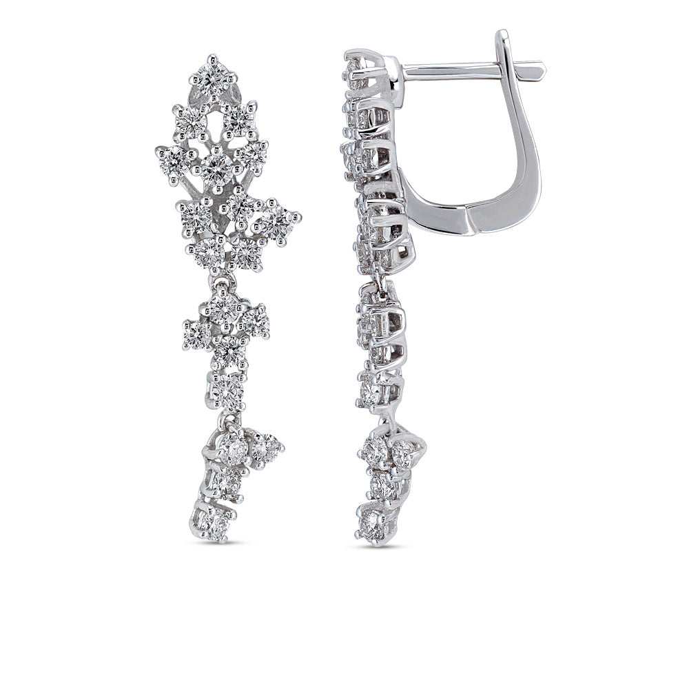 1.11 ct. Design Diamant Ohrringe