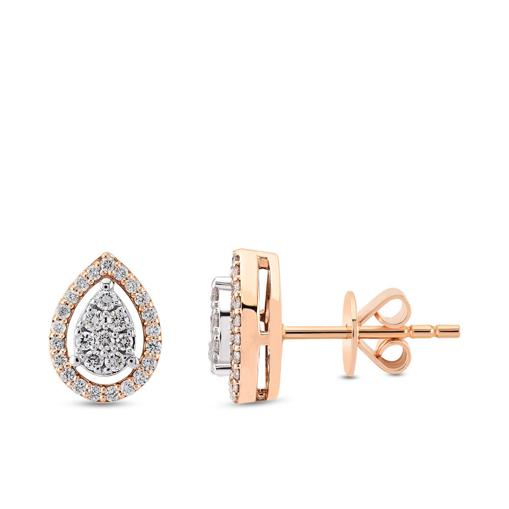 0.32 ct. Design Diamond Stud Earrings
